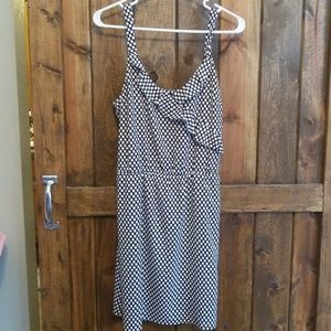 White House Black Market polka dot dress